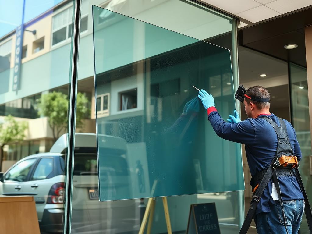 Glass replacement and shopfront glazing in North Sydney